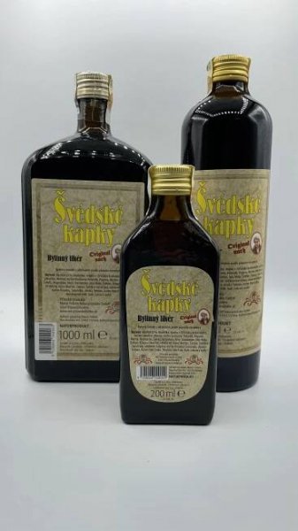  ORIGINÁL Švédské kapky se šafránem | s alkoholem | výběr z variant