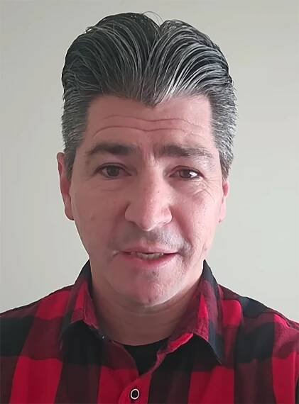 Michael Fishman in his April 2025 Instagram video. 