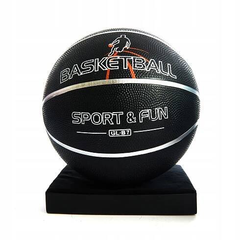 BASKETBALOVÝ MÍČ KOŠ BASKETBALOVÁ HRA ČERNÁ