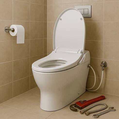 protékající WC Brno