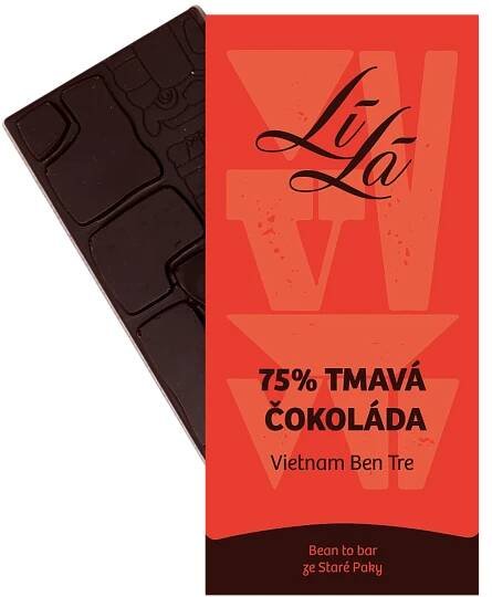 75% Tmavá čokoláda Vietnam Ben Tre