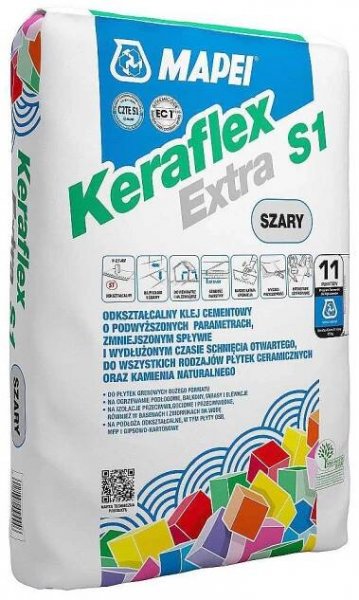 Mapei Cementové lepidlo KERAFLEX EXTRA S1 25 kg šedý