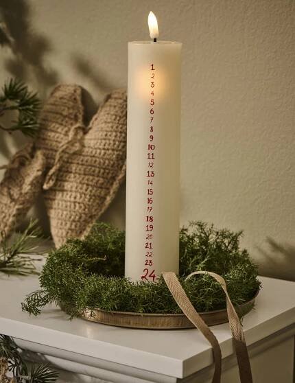 Ib Laursen Adventní LED svíčka s dálkovým ovladačem