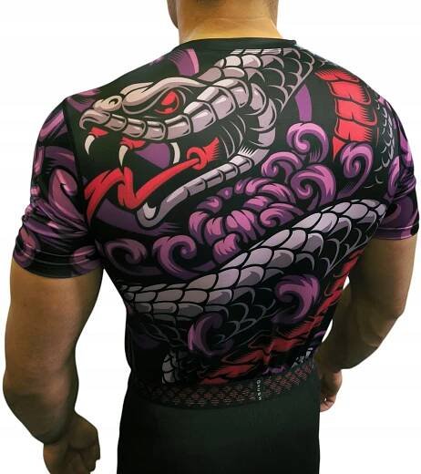 WarHouse Rashguard Krátký rukáv „Viper“ Black XXL