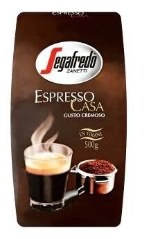  Segafredo Zanetti Espresso casa káva zrnková pražená 500g