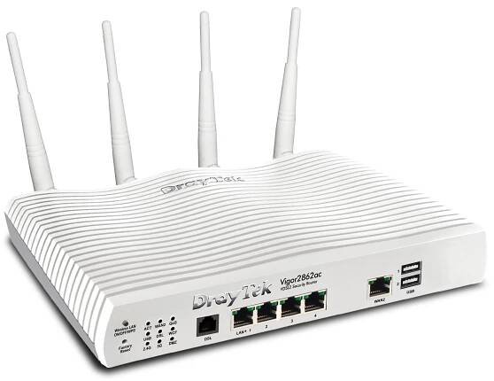 DrayTek Vigor 2862ac Annex-B VDSL2/ADSL2+ Router s Modem | ab-com.cz