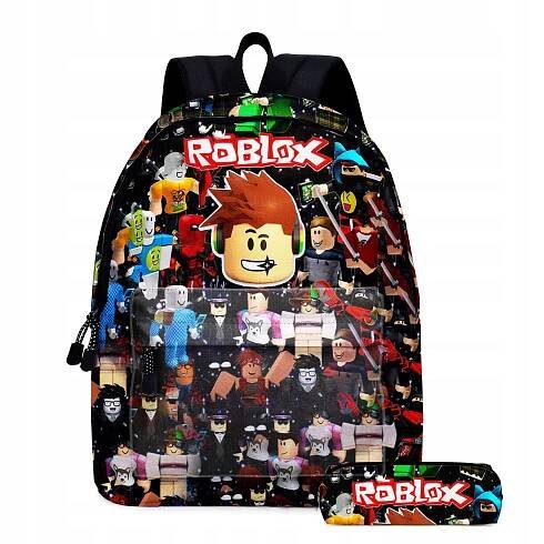 Dárky ROBLOX VELKÁ KAPACITA ŠKOLNÍ BATOH PRO MLÁDEŽ 40x18x30 cm 2 ks