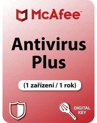MCAFEE ANTIVIRUS PLUS 1 lic. 1 ROK (MAVEMM1RAA) od 349 Kč - Heureka.cz