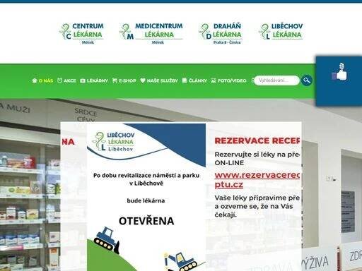 lekárna,medicentrum,centrum,mělník,draháň,praha 8,čimice,liběchov,léky,vitamíny,doplňky stravy, léčebná kosmetika
