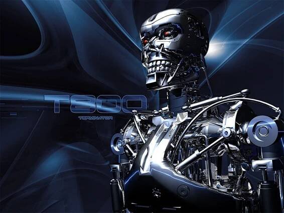 Lingering Terminator Endoskeleton wallpapers, where Terminator scope our your icons, protecting them from harm (except maybe