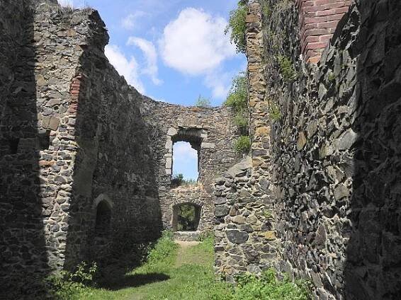 Vlčtejn, vnitřek paláce