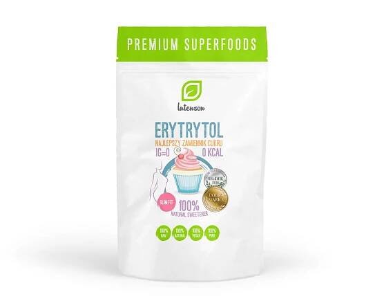 AKCE! INTENSON Erythritol 250 g nízký IG Keto Low Carb Cukrovka