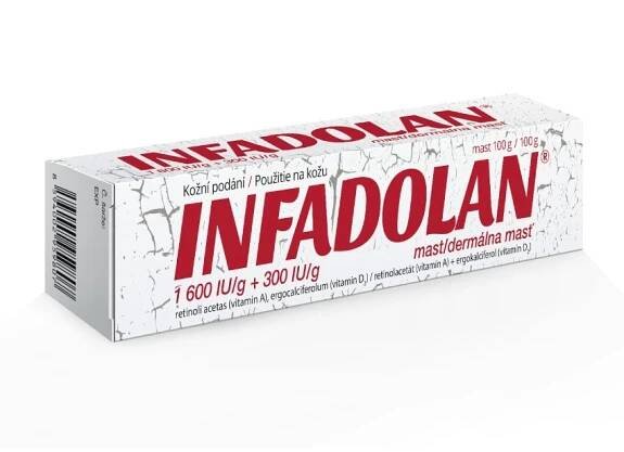 INFADOLAN 1600IU/G+300IU/G mast 1X100G II - skladem