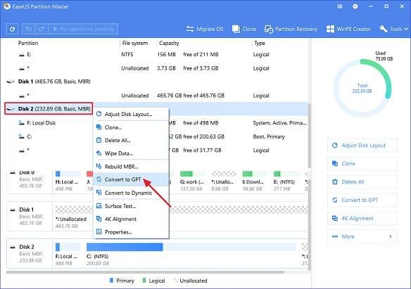 Tři způsoby, jak převést MBR na disk GPT ve Windows 11/10 [2025]
