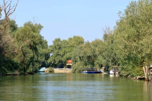 tradiční vesnice v deltě dunaje v rumunsku - tulcea - stock snímky, obrázky a fotky