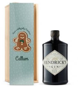 Gin v gravírování krabici - Hendrick &#39;s
