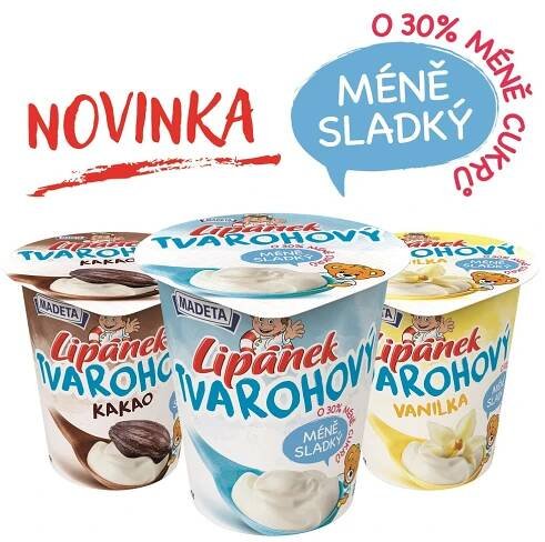 Nový TVAROHOVÝ od Lipánka