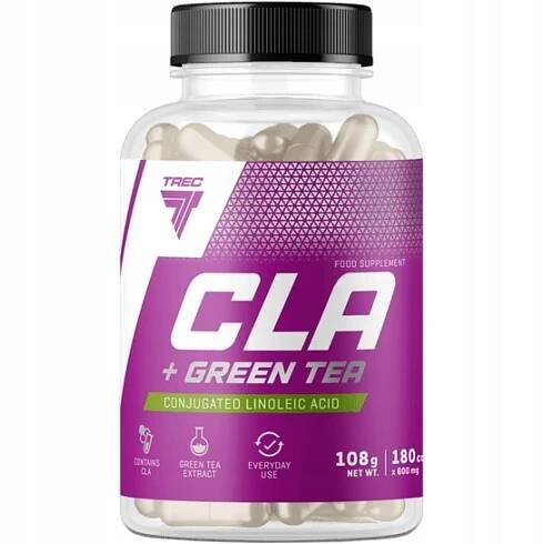 Přírodní SPALOVAČ TUKŮ XXL Trec Premium CLA Zelený Čaj pro hubnutí