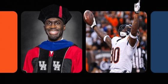 Former Chicago Bears WR Earl Bennett, now with a Ph.D., a role model for post-NFL success