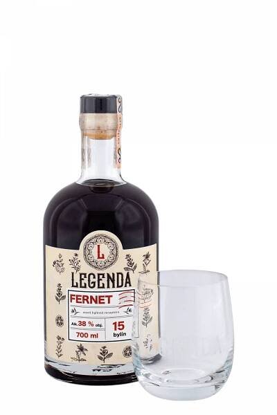 Legenda Fernet + Pohár - Alkoholonline.sk