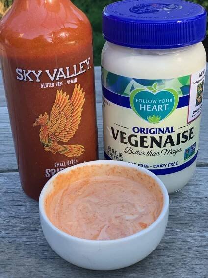 Vegan Sriracha Mayo Sauce -