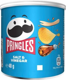 Pringles Salt & Vinegar Crisps 40g