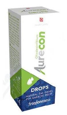 Fytofontana Aurecon Drops přírodní ušní kapky ulehčují čištění vnějšího zvukovodu 10 ml