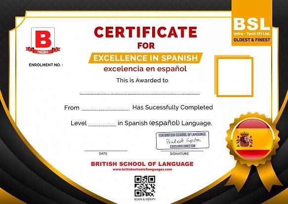 Certificate - BSL IN
