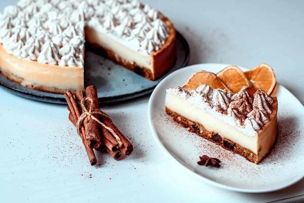 Skořicový cheesecake
