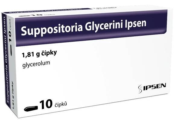 Suppositoria Glycerini Ipsen 1,81 g čípky 10 ks