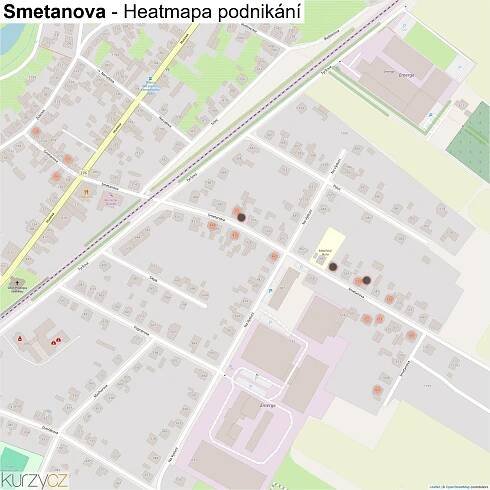 Smetanova - mapy | Kurzy.cz