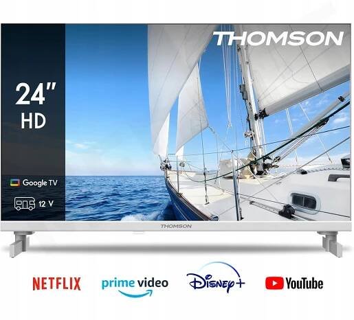 KAMPERA SMART TV 12V THOMSON 24 PALCŮ BLUETOOTH WiFi GOOGLE TV
