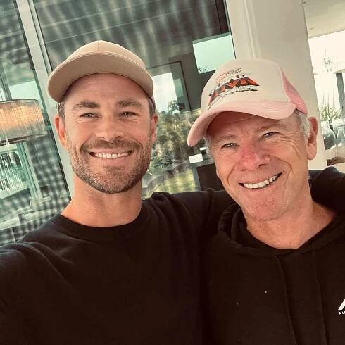 Chris Hemsworth and his dad Craig