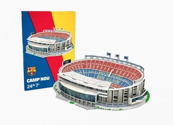 NANOSTAD 3D puzzle Stadion Camp Nou - FC Barcelona Mini 24 dílků