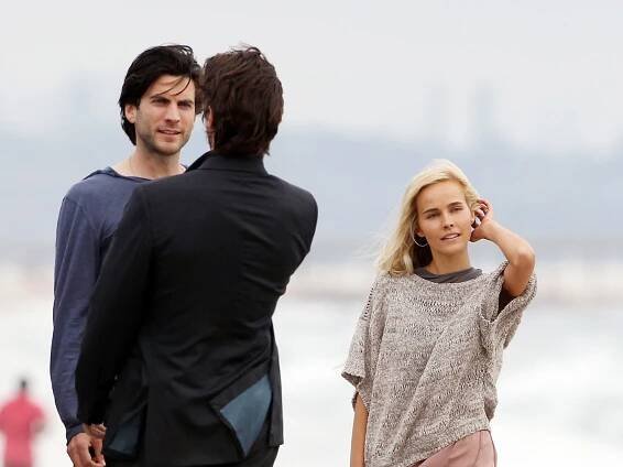 Wes Bentley, Isabel Lucas - Rytíř pohárů - Z natáčení