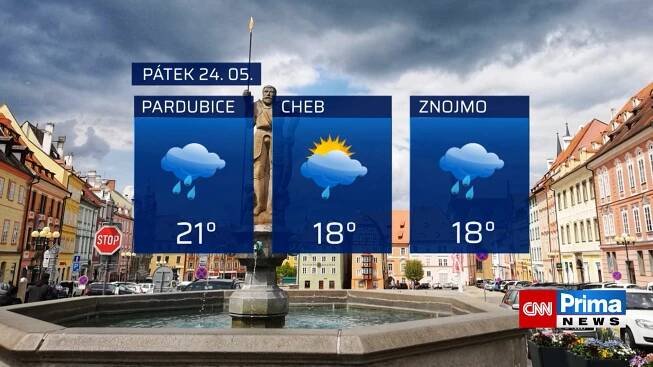 Předpověď počasí 1. 8. 2023