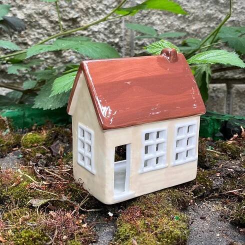 Keramický domek 12 x 12,8 x 7,4 cm