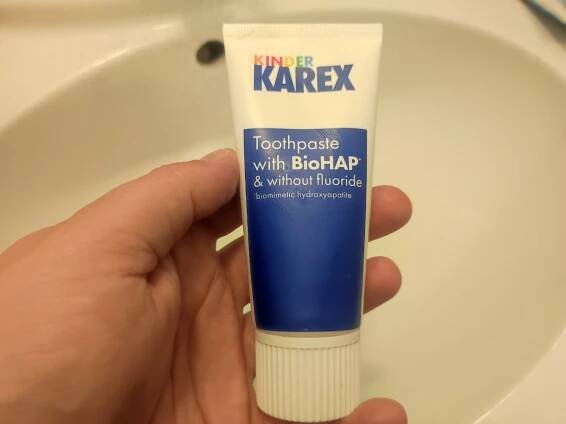 Recenze KINDER KAREX Zubní pasty - Recenze/hodnocení, Kde koupit - Modrý koník