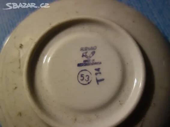 PORCELÁN SERVIS EPILAG VINTAGE CZECHOSLOVAKIA ČSSR