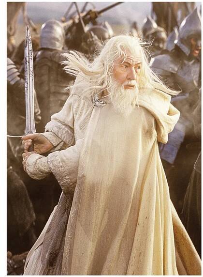 Meč Lord of the Rings, Glamdring, Gandalf