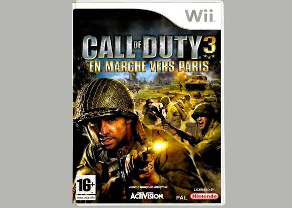 KULTOVNÍ akční hra na WII CALL OF DUTY 3 COD III BOJUJ ZA SVOBODU A ČEST Tématika akční hry