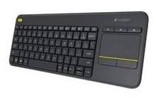 Logitech Wireless Keyboard Touch Unifying K400 Plus, CZ