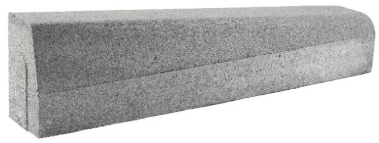 Best Mono Obrubník levý 100 x 15 x 15/25 cm přírodní beton 1 ks