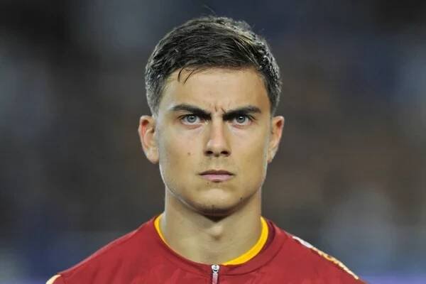 Paulo Dybala hráč Romů, během utkání serieItalské mistrovství Empoli vs Roma konečný výsledek, Empoli 1, Roma 2, zápas hrál na stadionu Carlo Castellani. — Stock obrázek