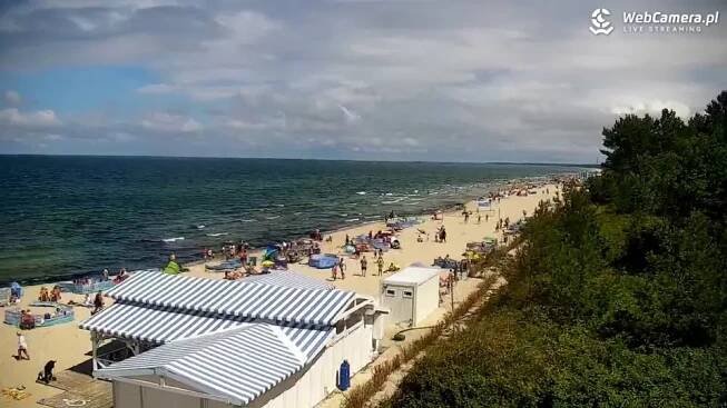 Czwartek na plaży w Krynicy Morskiej [film]