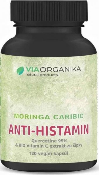 VIA Organika Moringa Caribic Anti-Histamin 120 cps. od 717 Kč