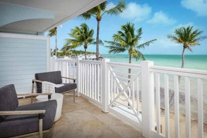 An Ocean Front Room Balcony at the Southernmost Beach Resort