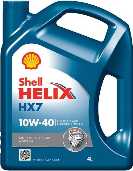 Shell Helix HX7 10W-40 4 l od 387 Kč