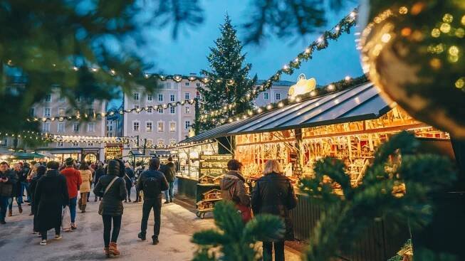 Adventní a vánoční trhy v Salzburgu