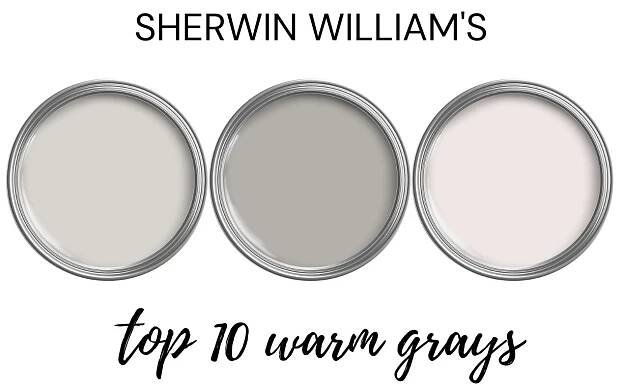 The Top 10 Warm Gray Paint Colors: Sherwin Williams
